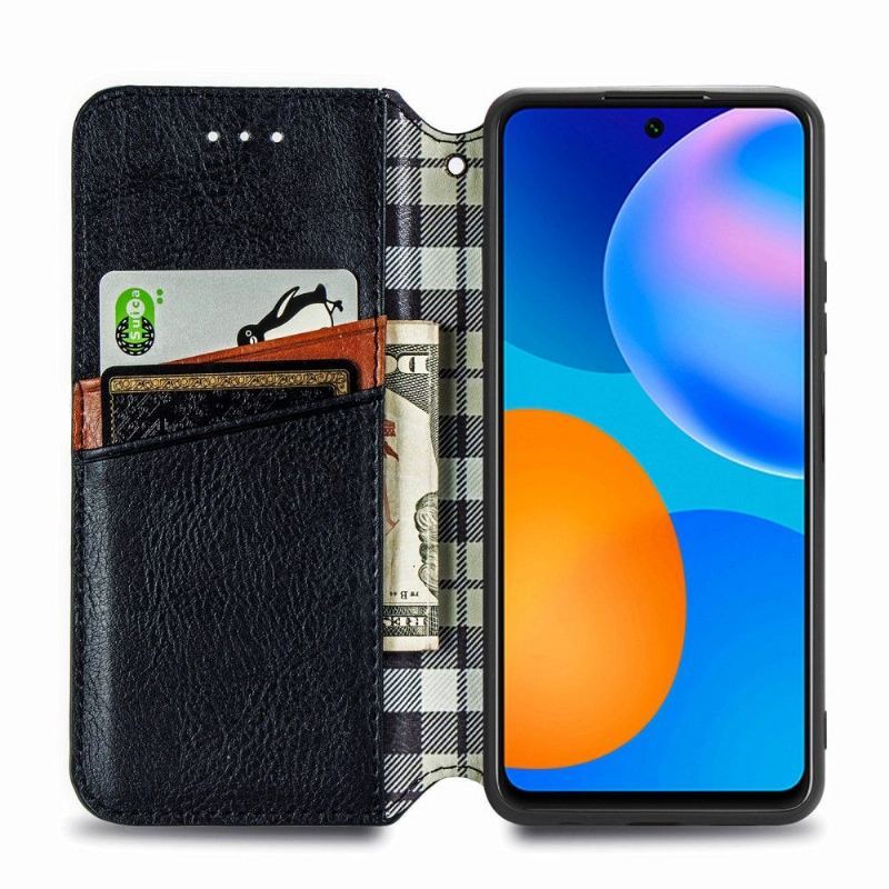 Etui Folio do Huawei P Smart 2021 Kub Design Posiadacz Karty