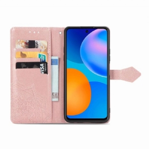 Etui Na Telefon Pokrowce do Huawei P Smart 2021 Biznes Mandala Posiadacz Karty