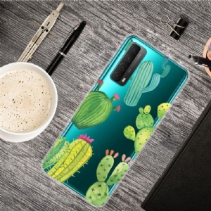 Futerały do Huawei P Smart 2021 Kaktusy