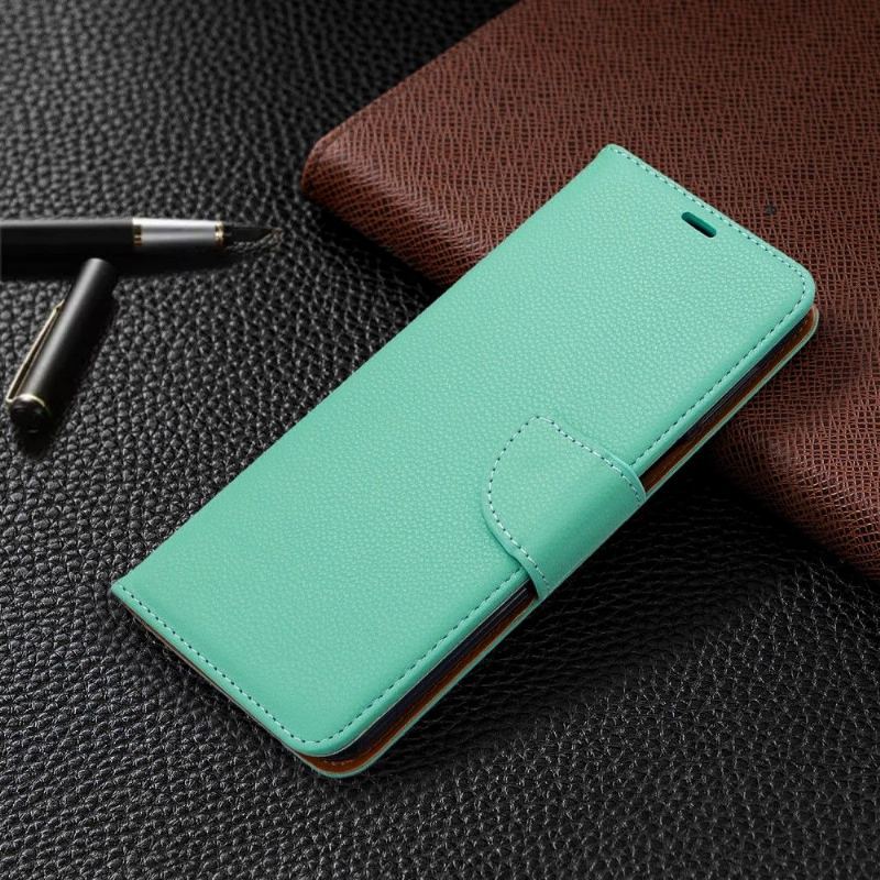 Etui do Xiaomi Redmi Note 9S / Redmi Note 9 Pro Anti-fall Etui Folio Efekt Skóry Ziarnistej