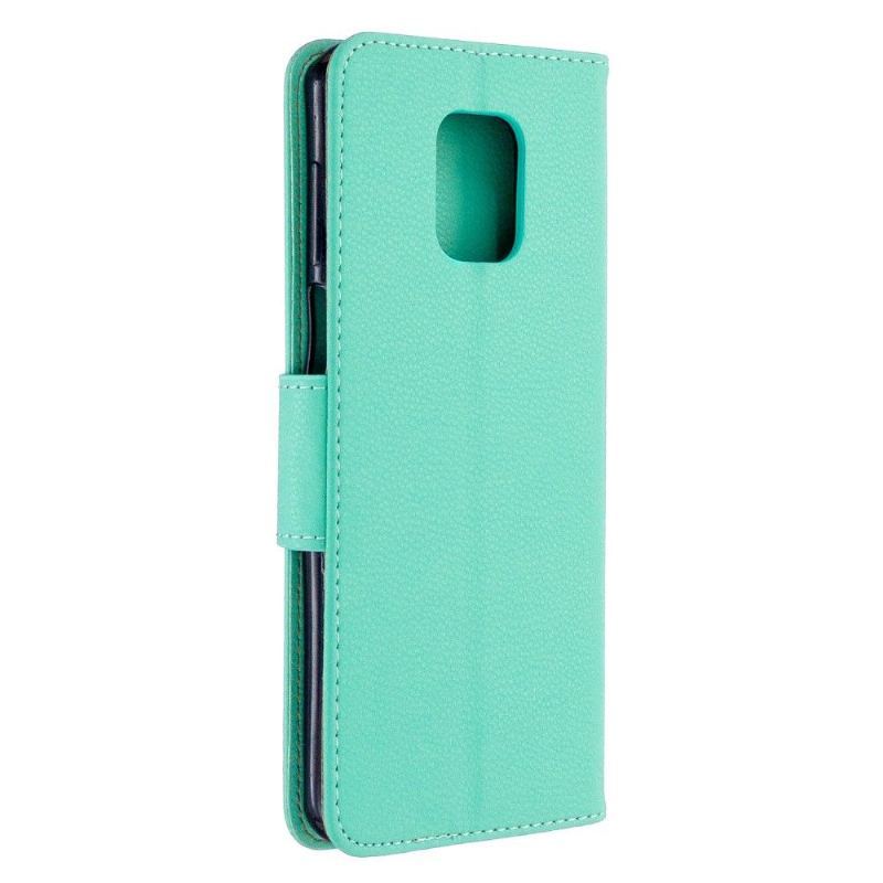 Etui do Xiaomi Redmi Note 9S / Redmi Note 9 Pro Anti-fall Etui Folio Efekt Skóry Ziarnistej