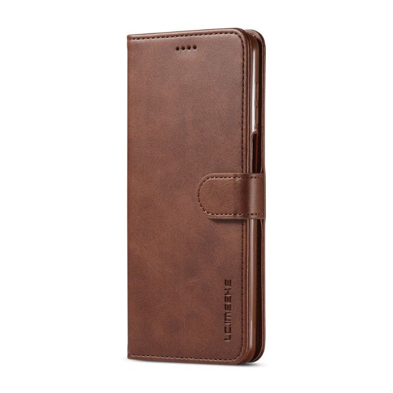 Etui do Xiaomi Redmi Note 9S / Redmi Note 9 Pro Anti-fall Etui Folio Skórzany Efekt Lc.imeeke