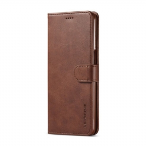 Etui do Xiaomi Redmi Note 9S / Redmi Note 9 Pro Anti-fall Etui Folio Skórzany Efekt Lc.imeeke