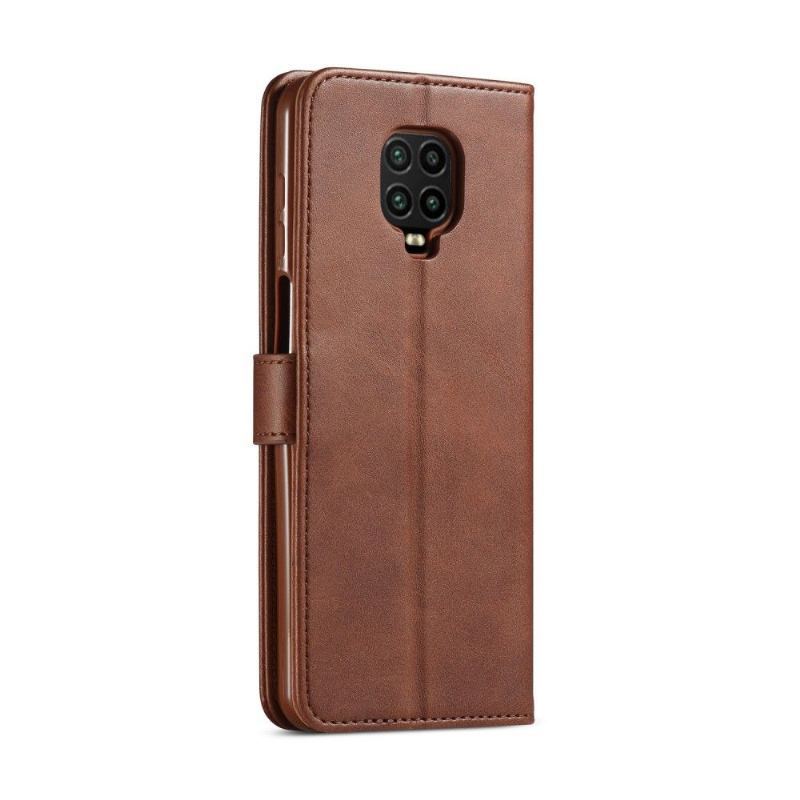 Etui do Xiaomi Redmi Note 9S / Redmi Note 9 Pro Anti-fall Etui Folio Skórzany Efekt Lc.imeeke