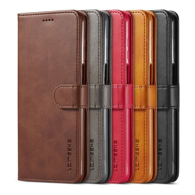 Etui do Xiaomi Redmi Note 9S / Redmi Note 9 Pro Anti-fall Etui Folio Skórzany Efekt Lc.imeeke