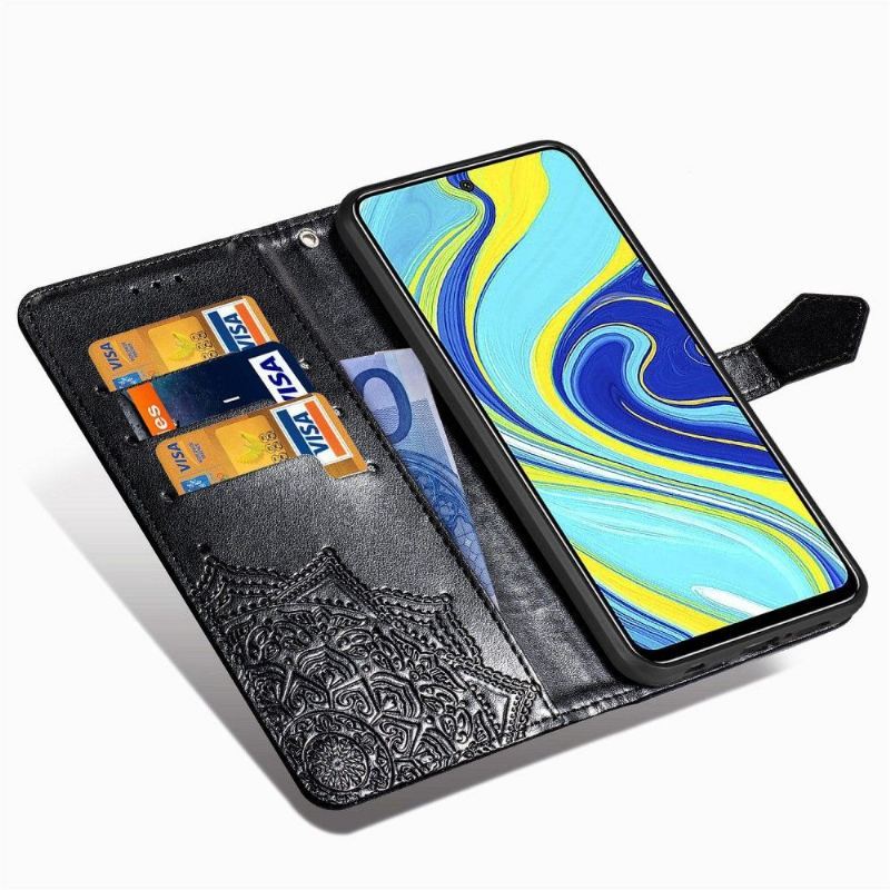 Etui Folio do Xiaomi Redmi Note 9S / Redmi Note 9 Pro Mandala Posiadacz Karty