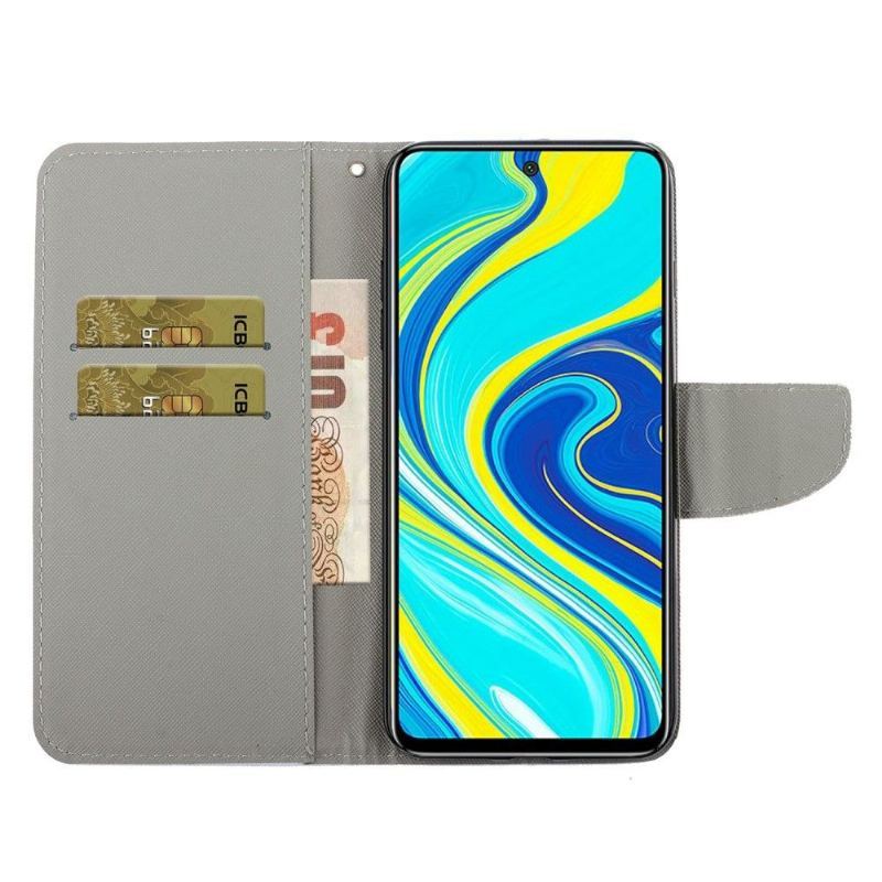 Etui Folio do Xiaomi Redmi Note 9S / Redmi Note 9 Pro Obrzeża Kaleidoscope Mandala