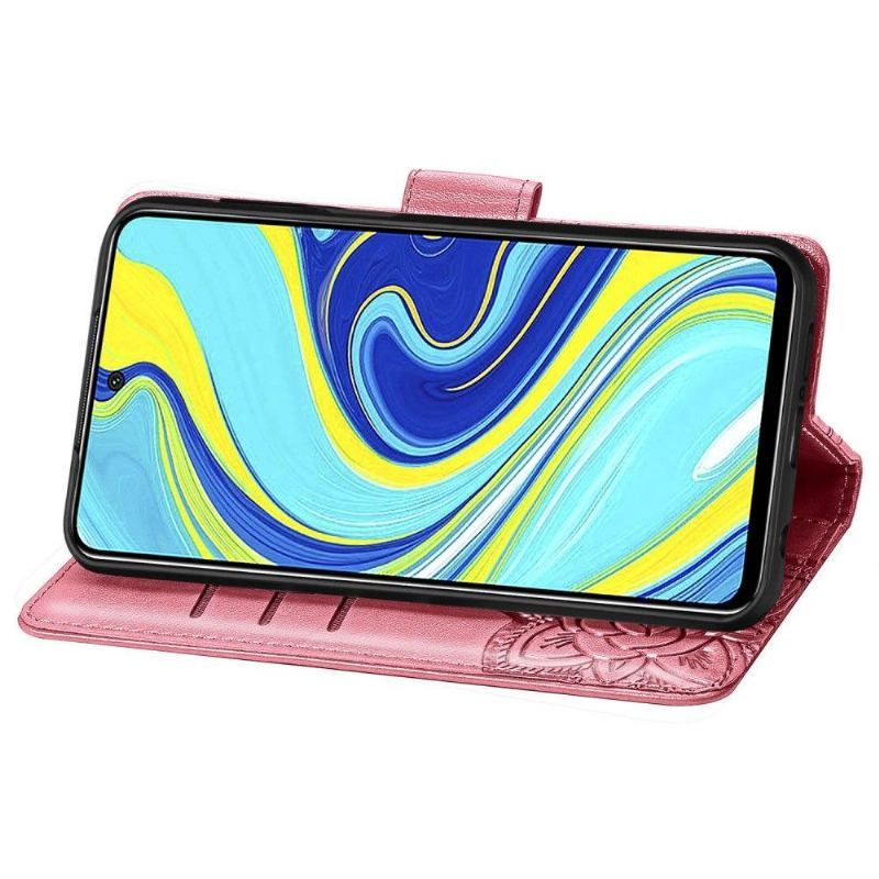 Etui Folio do Xiaomi Redmi Note 9S / Redmi Note 9 Pro Obrzeża Motyl Ulga