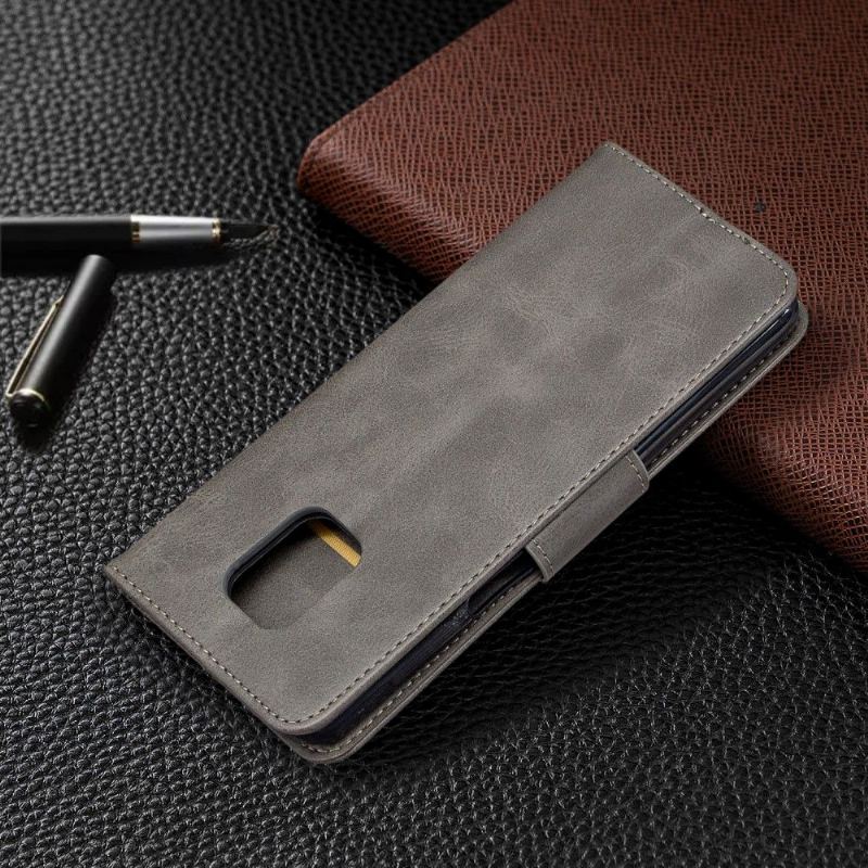 Etui Folio do Xiaomi Redmi Note 9S / Redmi Note 9 Pro Obrzeża Skórzany Uchwyt Na Karty