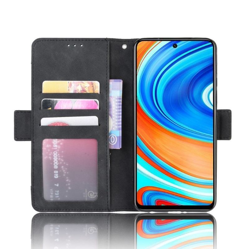 Etui Na Telefon Pokrowce do Xiaomi Redmi Note 9S / Redmi Note 9 Pro Biznes Skórzany Efekt Z Uchwytem Na Karty