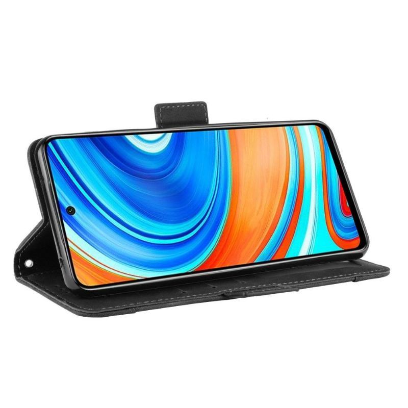 Etui Na Telefon Pokrowce do Xiaomi Redmi Note 9S / Redmi Note 9 Pro Biznes Skórzany Efekt Z Uchwytem Na Karty