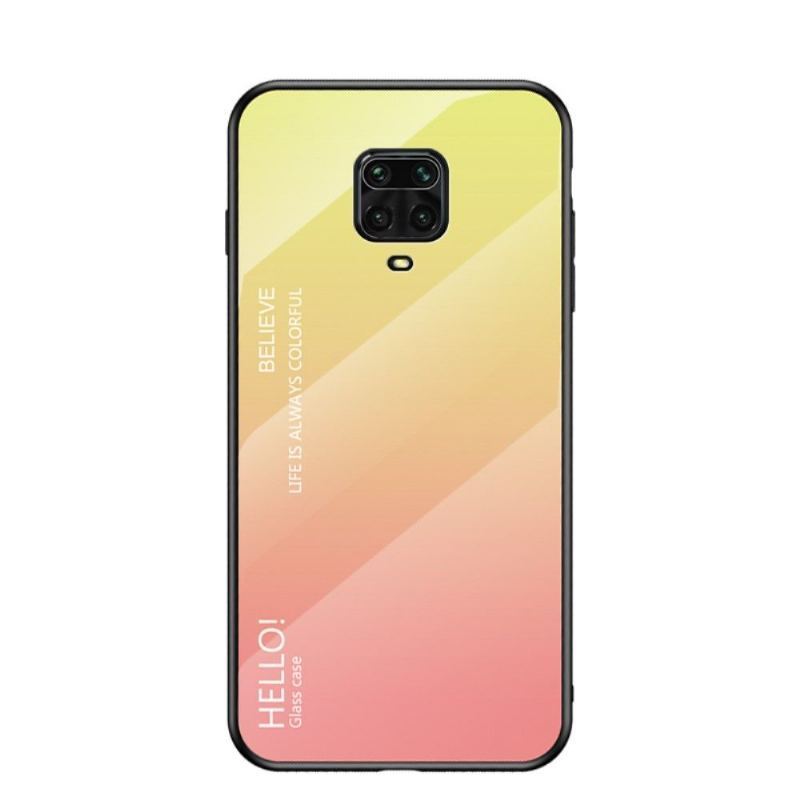 Futerały do Xiaomi Redmi Note 9S / Redmi Note 9 Pro Obrzeża Color Gradient Glass Back