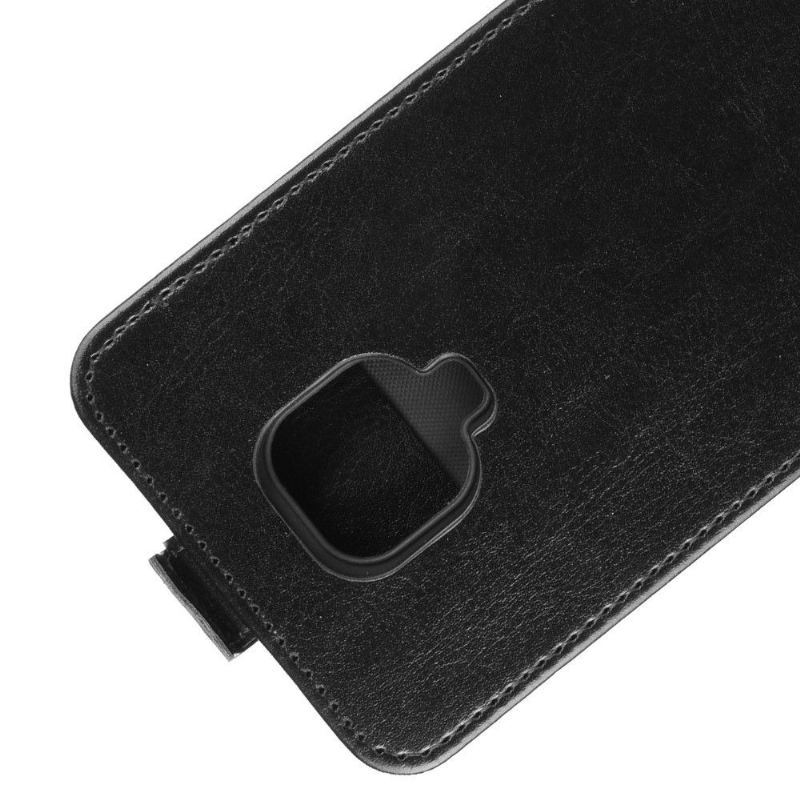 Skórzany Futerał do Xiaomi Redmi Note 9S / Redmi Note 9 Pro Anti-fall Etui Folio Ze Sztucznej Skóry W Pionie