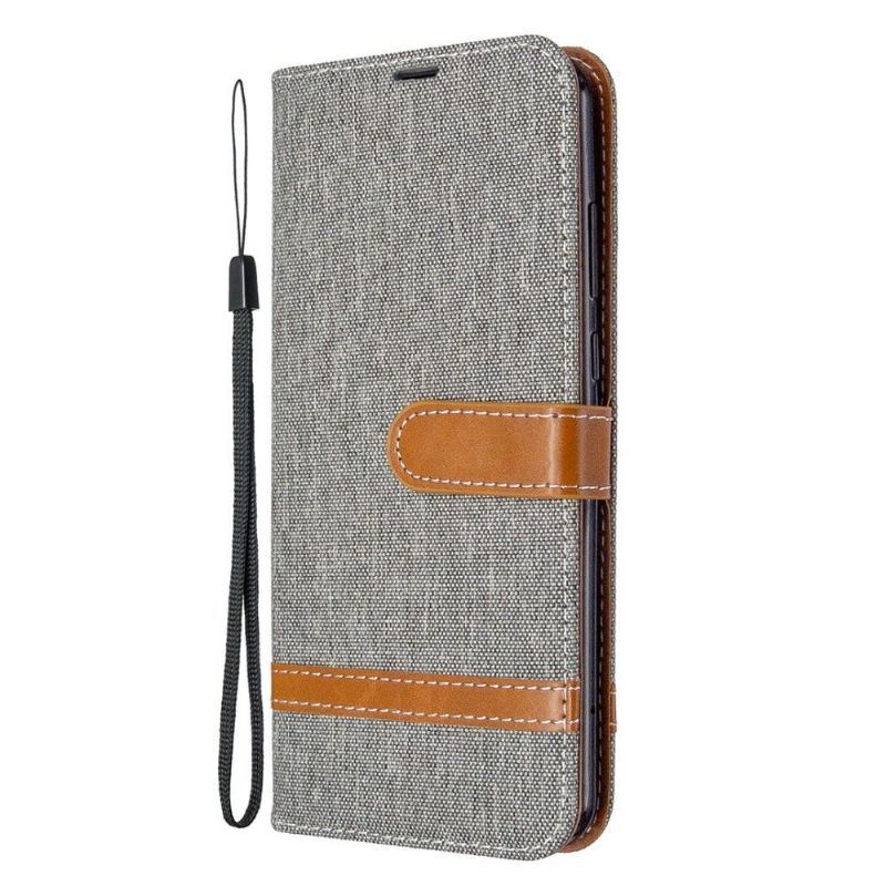 Etui Folio do Huawei Y6p Pokrowiec Z Tkaniny