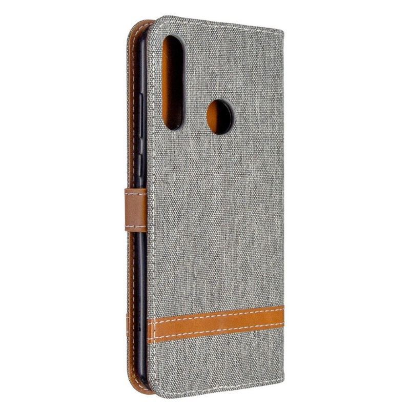 Etui Folio do Huawei Y6p Pokrowiec Z Tkaniny