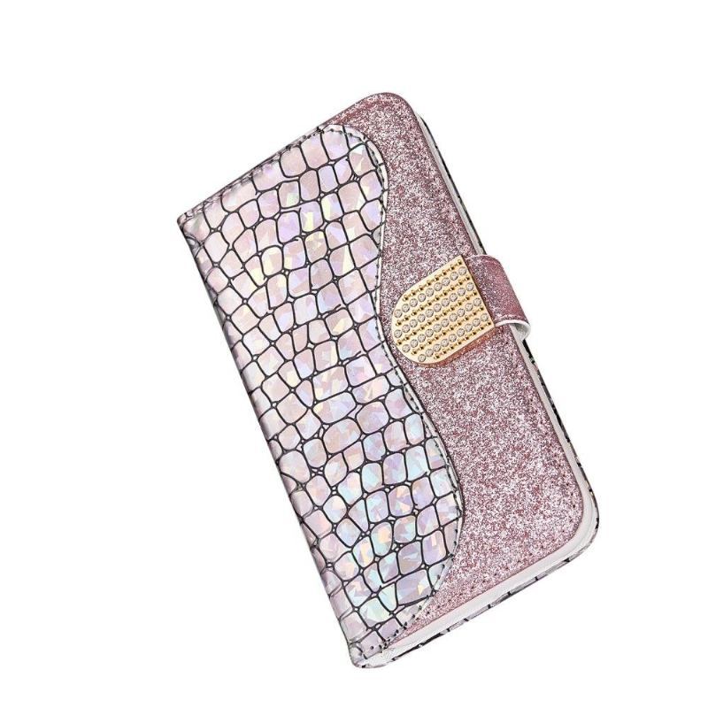 Case do Samsung Galaxy Note 20 Efekt Glamour Krokodyla