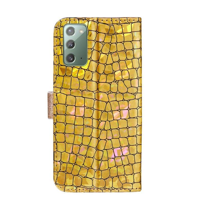 Case do Samsung Galaxy Note 20 Efekt Glamour Krokodyla