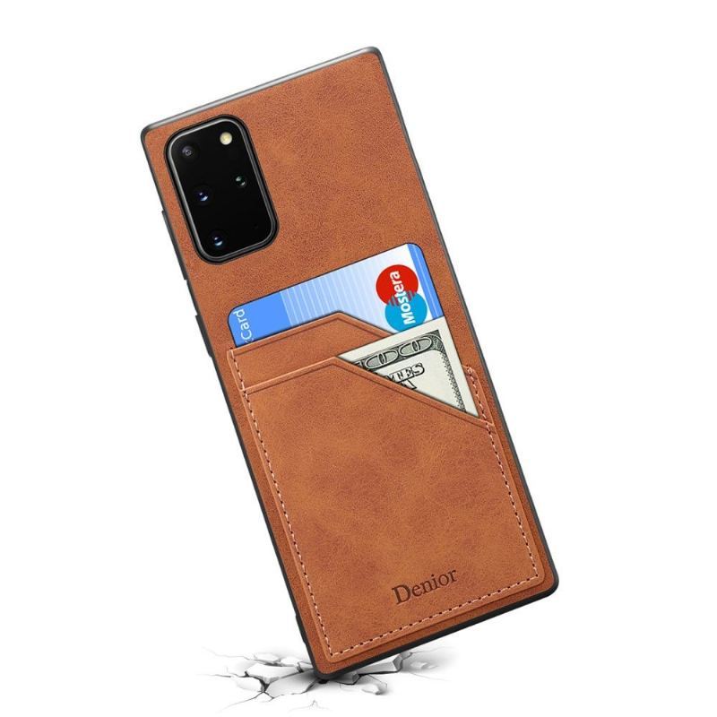 Etui do Samsung Galaxy Note 20 Biznes Denior Skórzany Uchwyt Na Karty