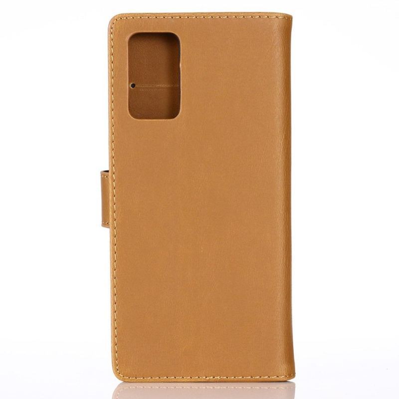 Etui do Samsung Galaxy Note 20 Etui Folio Retro Skórzany Efekt