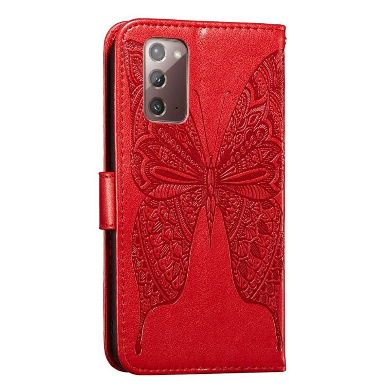 Etui Folio do Samsung Galaxy Note 20 Classic Motyl Ulga