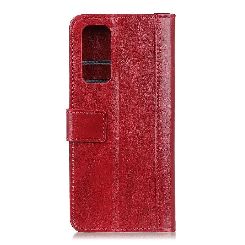 Etui Folio do Samsung Galaxy Note 20 Efekt Skóry Z Nitami