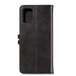 Etui Folio do Samsung Galaxy Note 20 Kitten Skórzany Efekt - Czarny