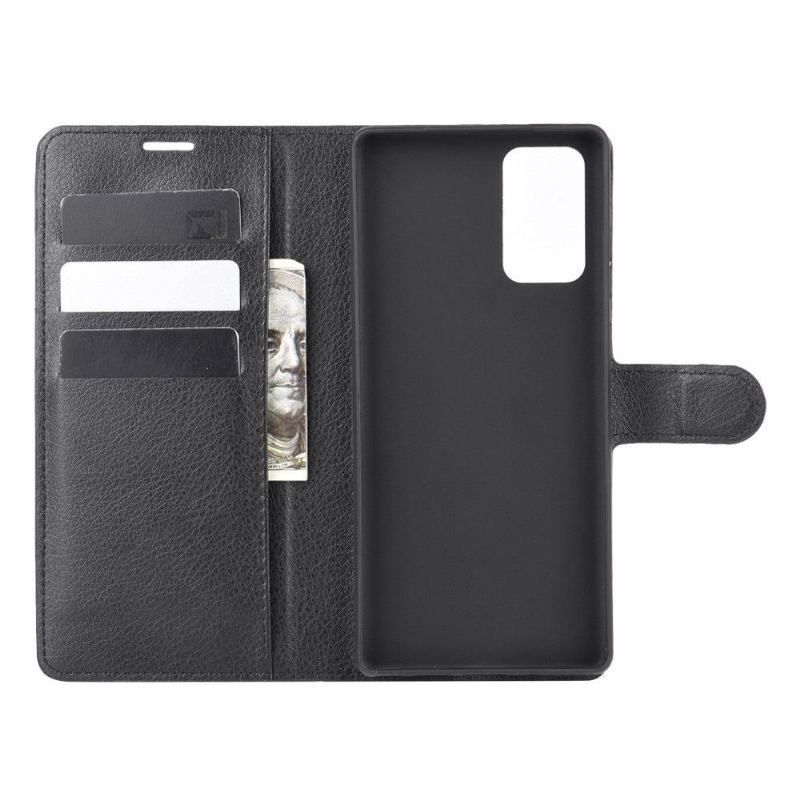 Etui Folio do Samsung Galaxy Note 20 Obrzeża Portfel Style Skórzane