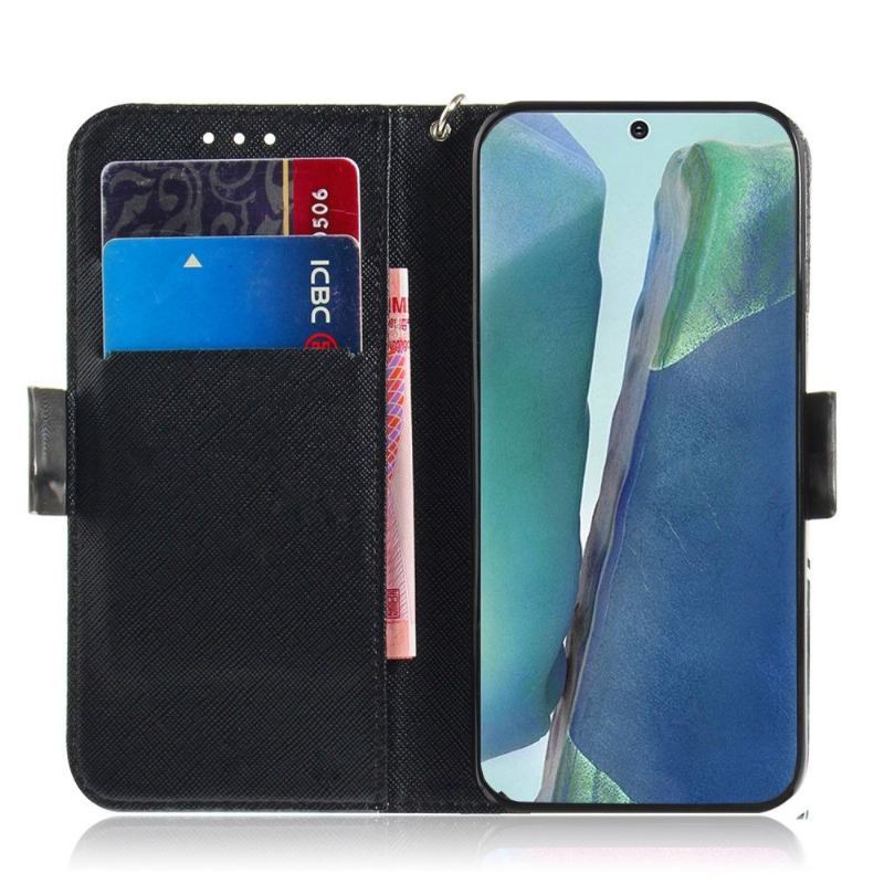 Etui Folio do Samsung Galaxy Note 20 Obrzeża Zła Panda