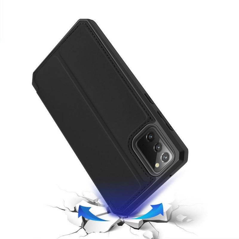 Skórzany Futerał do Samsung Galaxy Note 20 Anti-fall Etui Magnetyczne Serii X