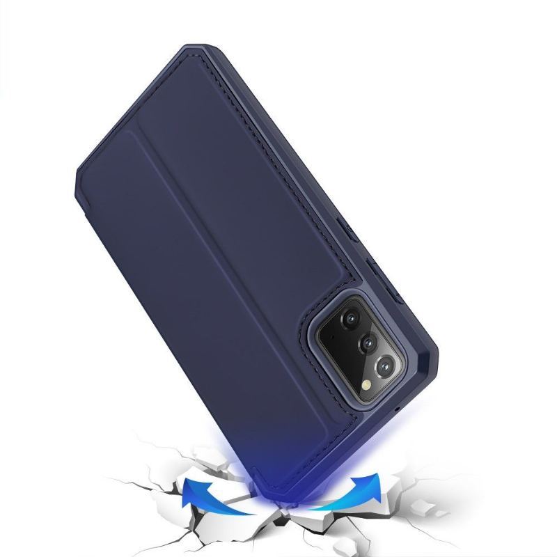 Skórzany Futerał do Samsung Galaxy Note 20 Anti-fall Etui Magnetyczne Serii X