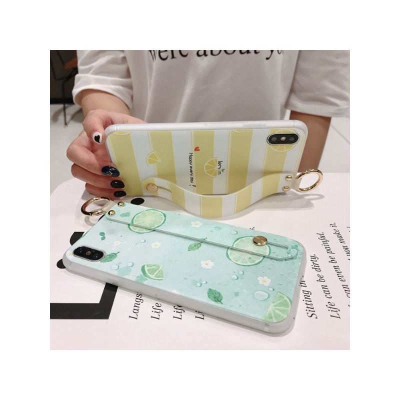 Etui do iPhone X / XS Anti-fall Z Anse Happy Lemon