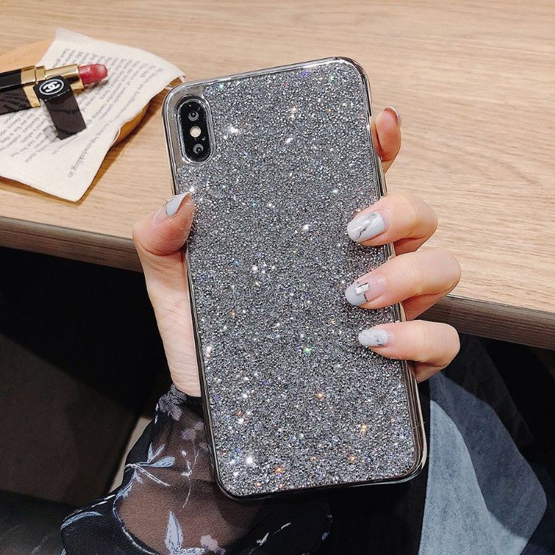 Etui do iPhone X / XS Brokat Glamour