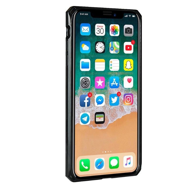 Etui do iPhone X / XS Classic Skórzane Etui Na Karty