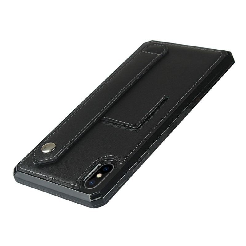 Etui do iPhone X / XS Classic Skórzane Etui Na Karty