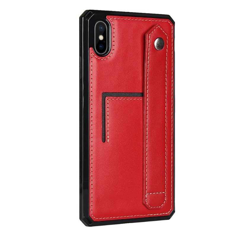 Etui do iPhone X / XS Classic Skórzane Etui Na Karty