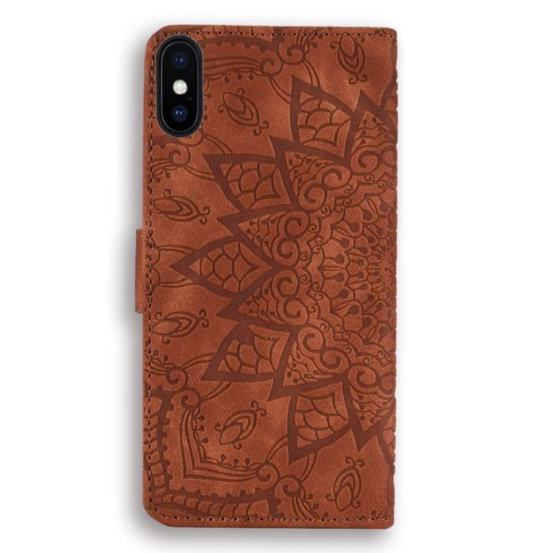 Etui Folio do iPhone X / XS Leïla Fleur Orientalna