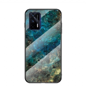 Etui do Realme GT 5G Anti-fall Ocean Marble Szkło Powrót