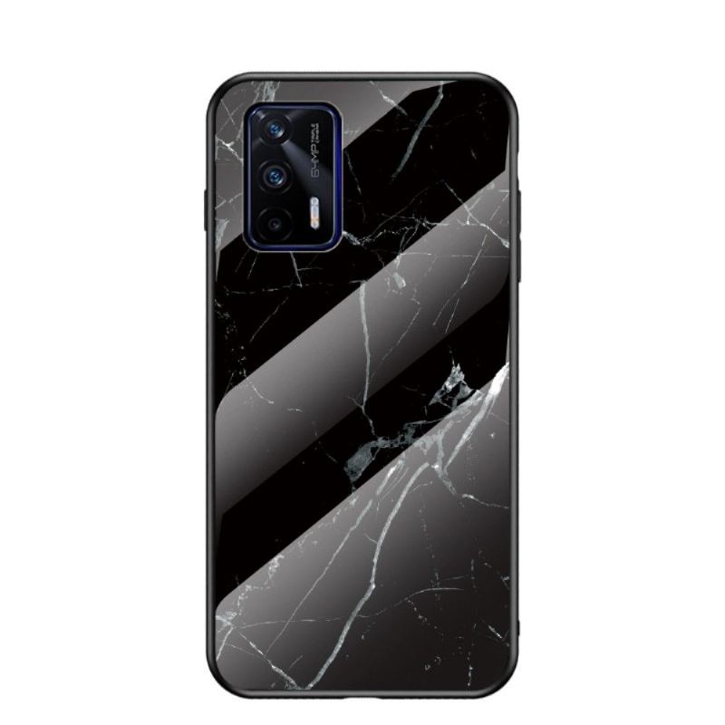 Etui do Realme GT 5G Marble Lina Szkło Powrót