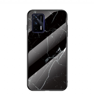 Etui do Realme GT 5G Marble Lina Szkło Powrót