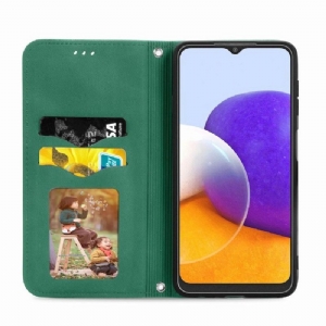 Biznesowe Etui Retro Samsung Galaxy A22 4G