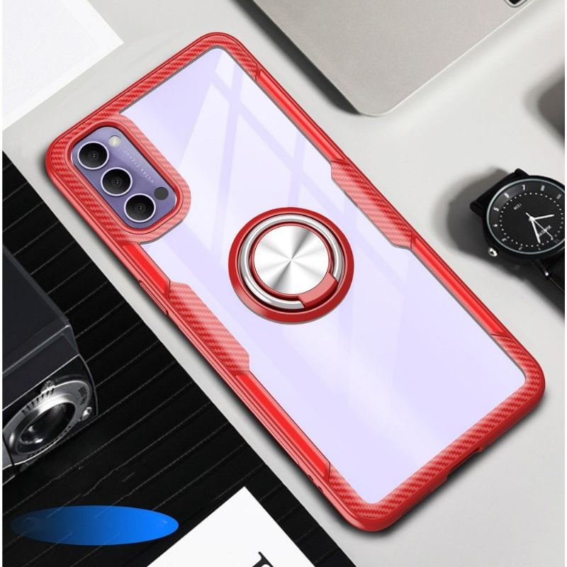 Etui do Oppo Reno 4 5G Przezroczysty Palec