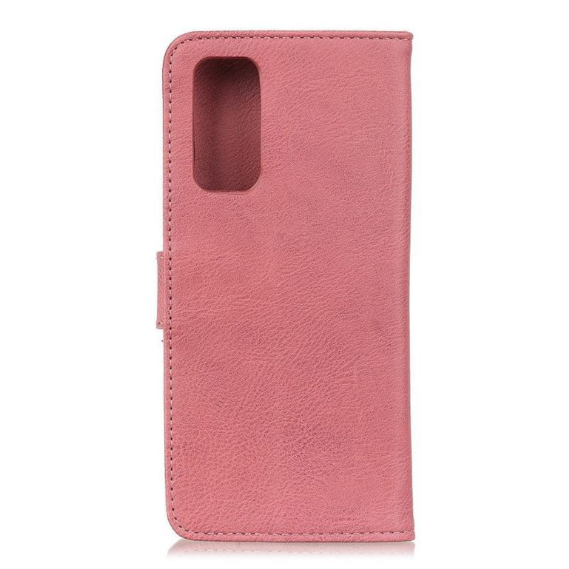 Etui Folio do Oppo Reno 4 5G Khazneh Etui Na Karty Z Efektem Skóry