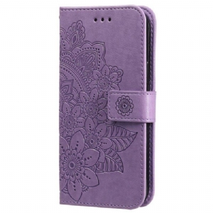 Etui Folio do Vivo Y22s z Łańcuch Paskowata Mandala