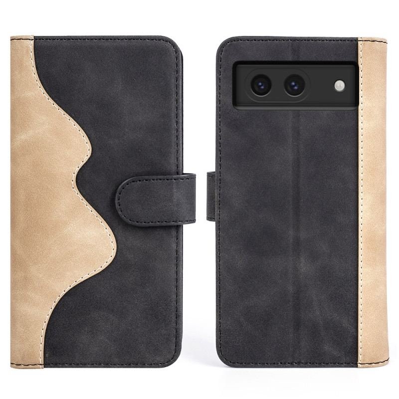 Etui Folio Do Google Pixel 8a Dwukolorowy Projekt