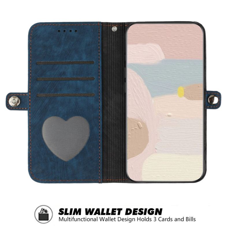 Etui Folio Google Pixel 8a Dwukolorowy Pasek Etui Ochronne