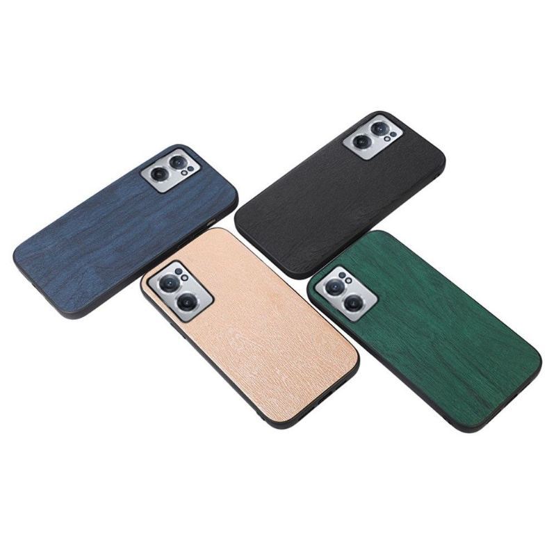 Etui do OnePlus Nord CE 2 5G Anti-fall Efekt Skóry W Stylu Drewna