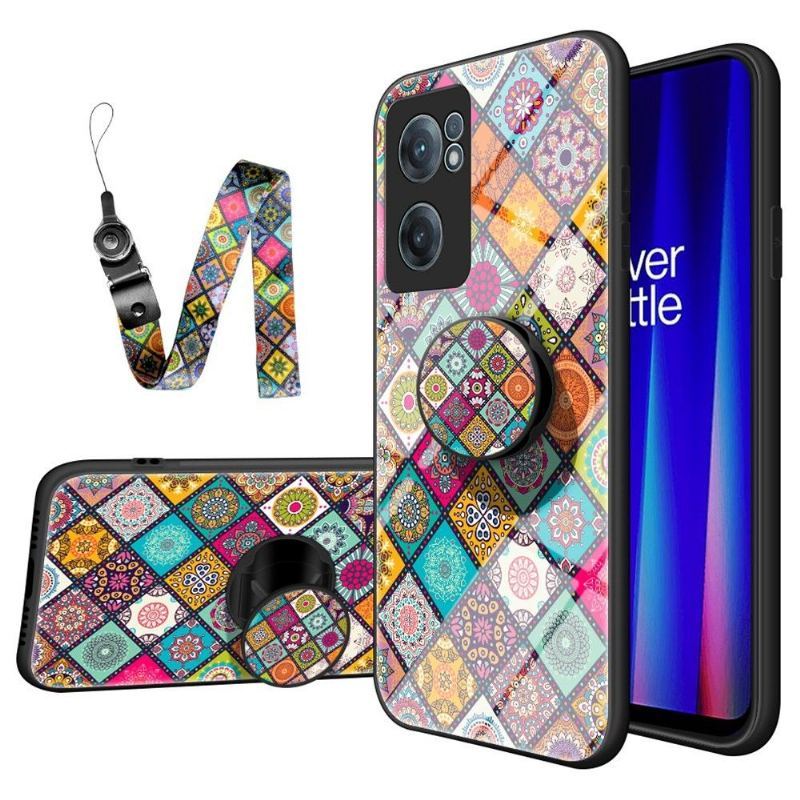 Etui do OnePlus Nord CE 2 5G Anti-fall Kalejdoskop Mandala Ze Stojakiem