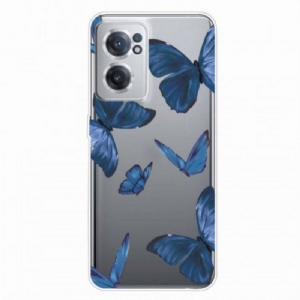 Etui do OnePlus Nord CE 2 5G Ciemne Motyle