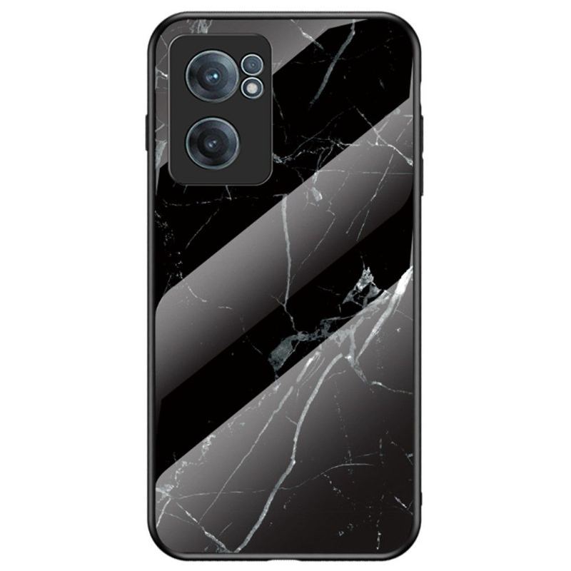 Etui do OnePlus Nord CE 2 5G Classic Marble Lina Szkło Hartowane