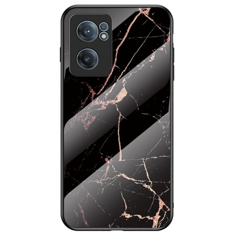 Etui do OnePlus Nord CE 2 5G Classic Marble Lina Szkło Hartowane